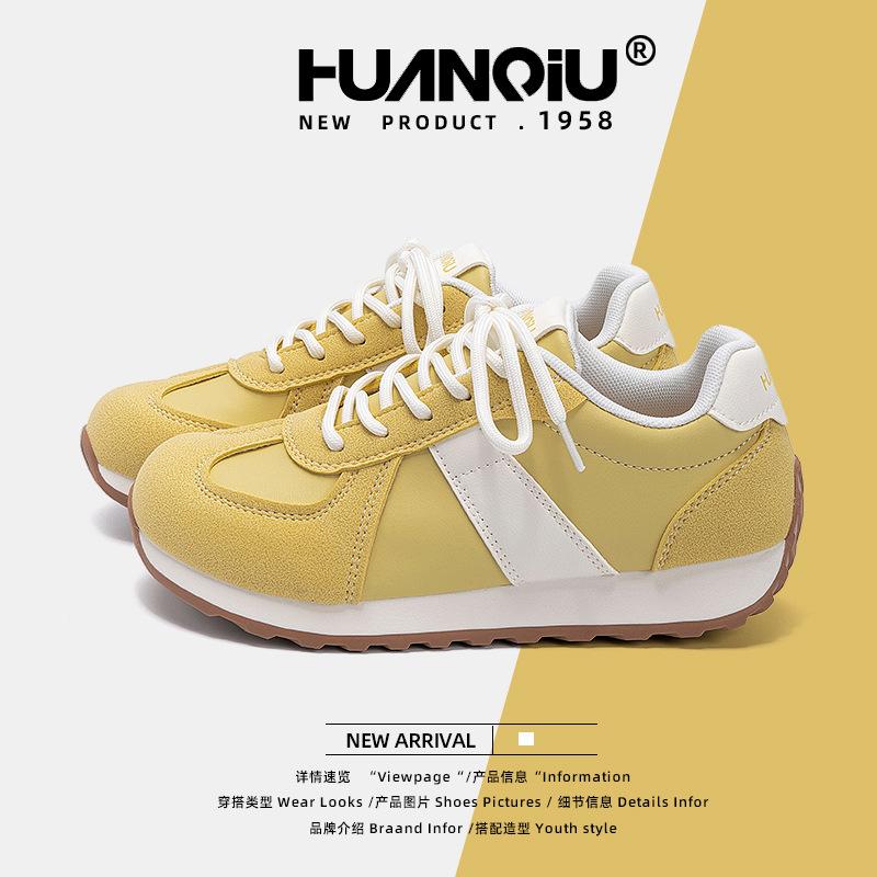 Global yellow dad shoes women's shoes ZHQ3775 new popular summer versatile training shoes sports and leisure shoes women
