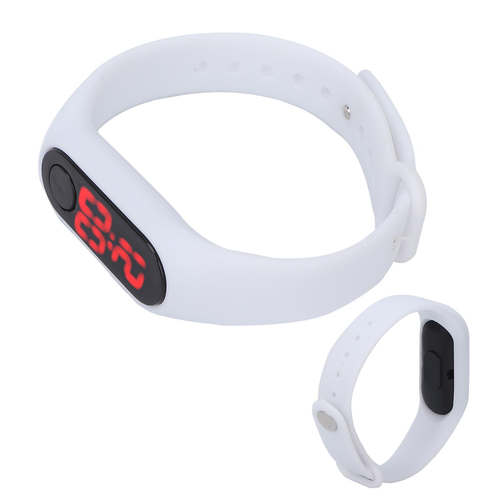

Умные цифровые часы-браслет Светящиеся электронные часы Модные стильные наручные часы белый