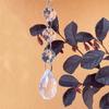 30 Stück Acryl Transparent Hängend Kristall Weihnachtsleuchter Dekorationen Tropfenförmig Zuhause DIY Kristallbaum Dekoration R9Q1