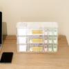 Plastic Cable Storage Box with Lid Charger Organizer New Data Line Box  Desktop Management