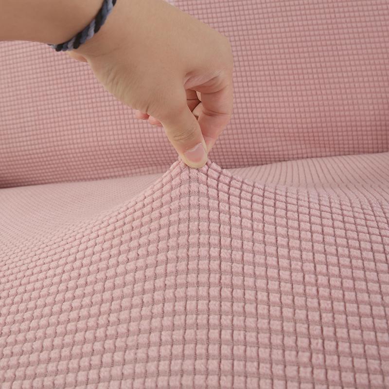Sofa Covers For Living Room Armchair Cover Elastic Plaid Corner Sofas Cover Couch Slipcover 1/2/3/4/5 Seat Fleece Sofa Cover