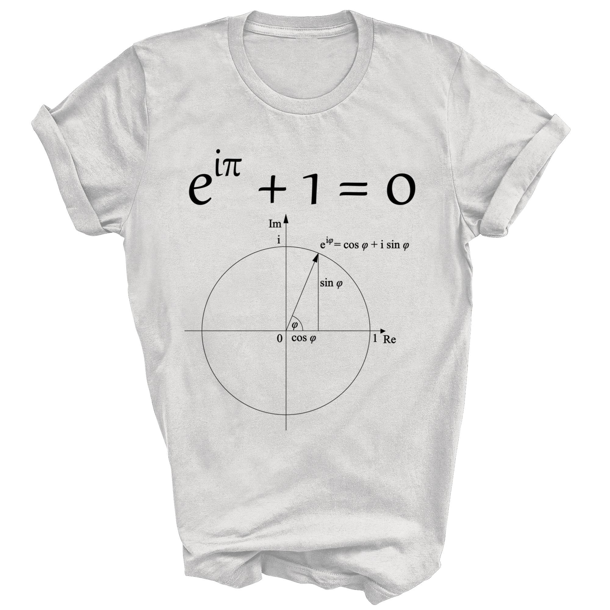 

Euler s Identity Math Constants Number Pi Unisex Shirt Gift 4XL