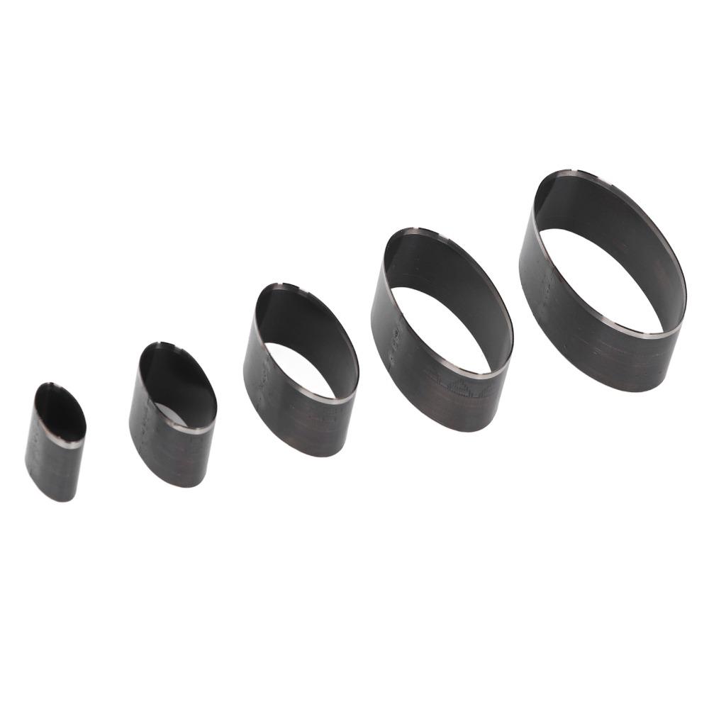 5Pcs Steel Leather Punch Die Set Hollow Hollow Punch Cutter  For Handmade DIY Leather Craft