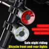 Fahrrad Rücklichter Aluminiumlegierung Helmlichter Nachtfahrt Warnlichter Mountainbike Led Frontlichter Rücklichter
