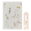 Midori Pocket Limited Cat Bookmark 22373006 January Diary, 2026, B6, Weekly, Edition, Design, Included, (Starts 2026)