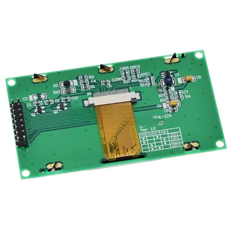 2.7inch LED Display Module 128x64 High Resolution SPI Interface Display Module Replacement for Development Application