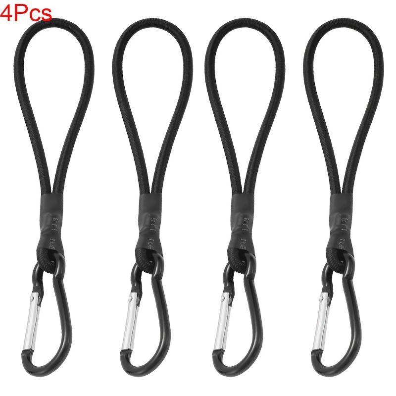 Paracord Lanyard with Heavy Duty Metal Carabiner 5 Assorted Colors Wear Resistant for Outdoor Camping Hiking Gear