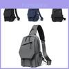 New Fashion Men's Chest Bag Durable And Water-resistant Wholesale Cross-border Casual Shoulder Bag