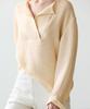 Masimodutti Linen Bib Detail Fluid Blouse