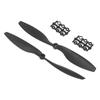 RC Aircraft Propellers Black Nylon Flexible Aerodynamic Design Easy Assembly RC Positive Negative Propellers
