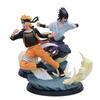 28CM Anime Naruto Shippuuden Narutimate Storm 4 Figure Uzumaki Naruto Sasuke 1/6 Battle Scene Model Toy Doll Action Figure PVC