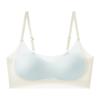 Less long-term care and anti-sagging fashionable and versatile U-shaped beautiful back soft steel-rimless bra