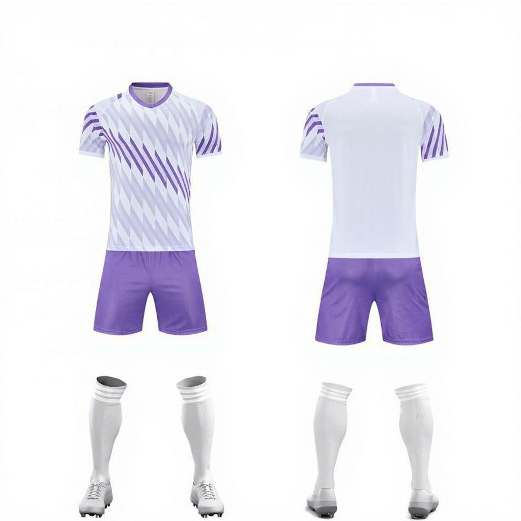 Football Uniform Set, Student Short Sleeve Jersey, Adult Training & Competition Kit