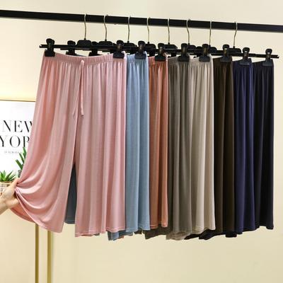 Summer Casual Elastic Wide-Leg Modal Pants