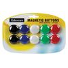 Eduway (Set Of 10) Colourful Magnet Buttons For Fridge,Magnetic Whiteboard | Stick Notes, Photos, Charts And More | Eduw