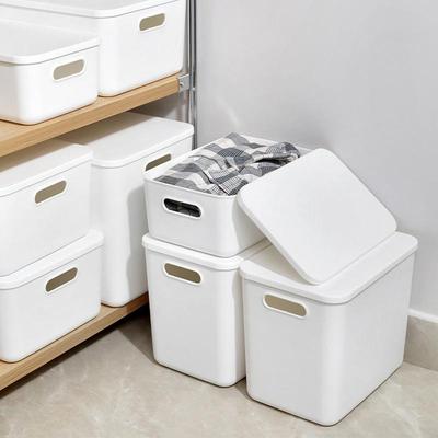 Staubdichte Aufbewahrungsbox mit Deckel für Büro, Schreibtisch, Kleiderschrank, Wohnzimmer und Küche - Organisieren