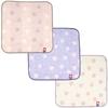 Nishio Imabari Towel Certified Hand Towel Set of Made In Terry Polka Dot Gift Set 3, Japan, 100% Cotton, 20cm, Double-Sided Cloth, Absorbent, Pattern,
