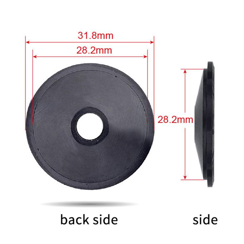 Bike Stem Cover with Installation Screw Durable Aluminum Alloy Front Fork Top Tube Cap for Road Bike  Repair Replacement