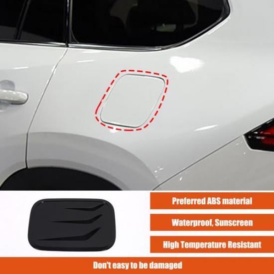 ABS Glossy Black Car Fuel Tank Cover Caps For Toyota Grand Highlander 2024-2025