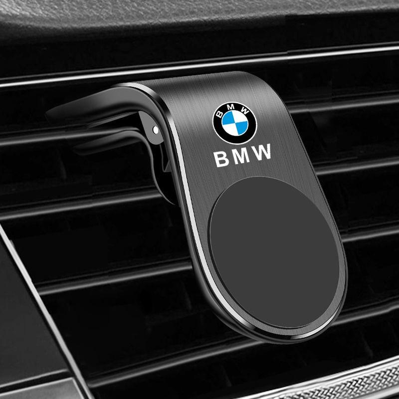 BBIY7 Alloy Car Magnetic L-shaped Phone Holder Car GPS Holder For BMW X1 X2 X3 X5 X4 X6 X7 G30 G20 G32 G11 G12 F40 F30 F20 F10 F34 F07