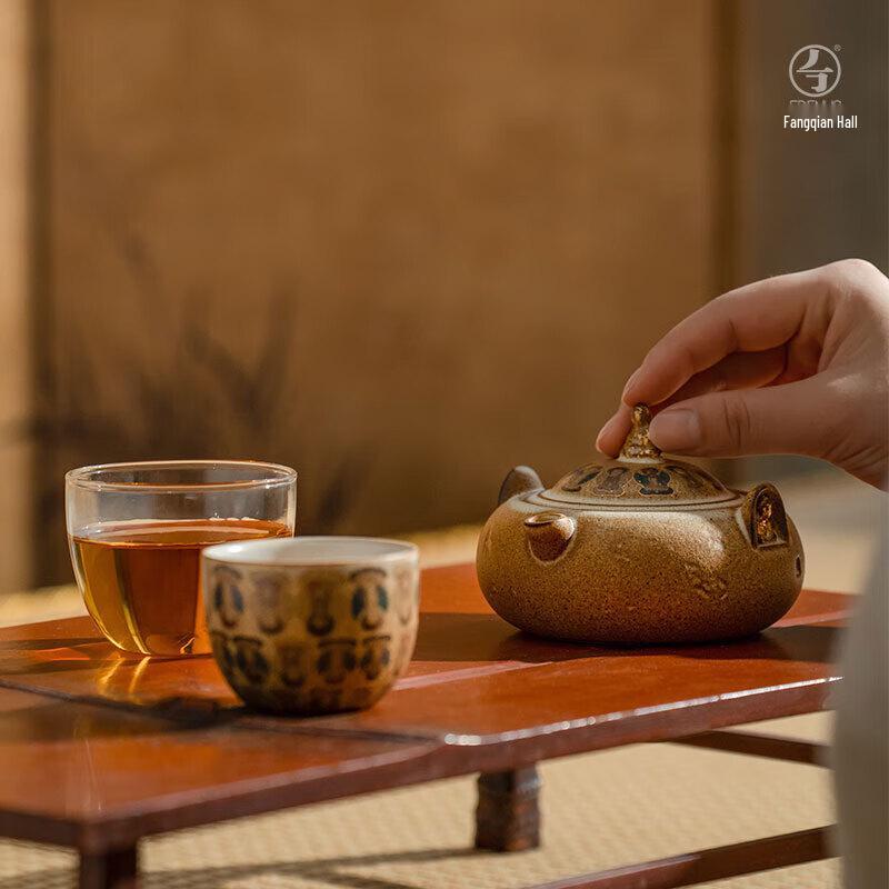 Edenus Dunhuang Thousand Buddhas Kiln Glaze Ceramic Tea Set