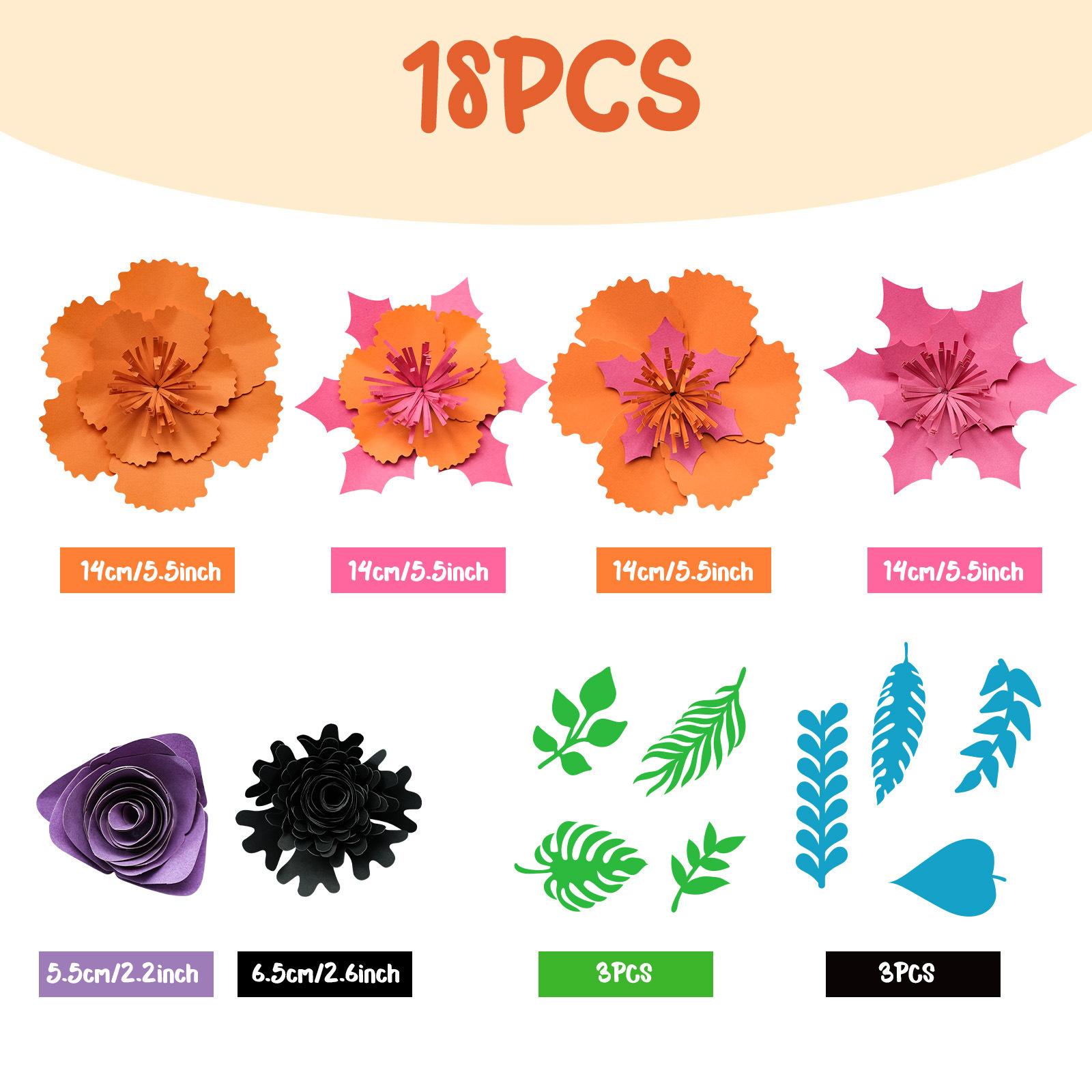 

Halloween Decoration Flower Paper Flower Diy Handmade Flower Work In Progress Holiday Universal Background Arrangement