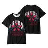 T-shirt Hellfire Club Divertente Stampa di Lettere Camicie alla Moda Casual Manica Corta Magliette per Uomo Donna