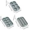 Heat-resistant Silicone Bread Pan Non-stick Baking Tray Household Baking Mold  Hamburger