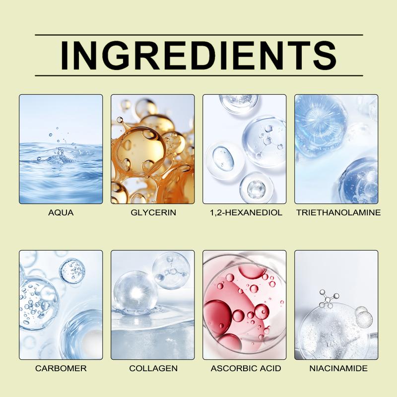 Vitamin C Face for Women Dark Spot Remover Hyaluronic Acid Moisturizer Brightening Skin Rejuvenation At Home