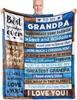 Personalized Dad Birthday Gift Soft Throw Blanket X Inch for Home Sofa Bedding Best Gifts for Father from Daughter Son