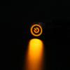 12/16/19/22mm Waterproof Metal Push Button Switch LED Light Momentary Latching Car Engine Power Switch 5V 12V 24V 220V Red Blue