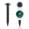 4PCS Solar Mole Repellents Ultrasonic Repellent for Outdoor Without Moles, Without Vole Poison