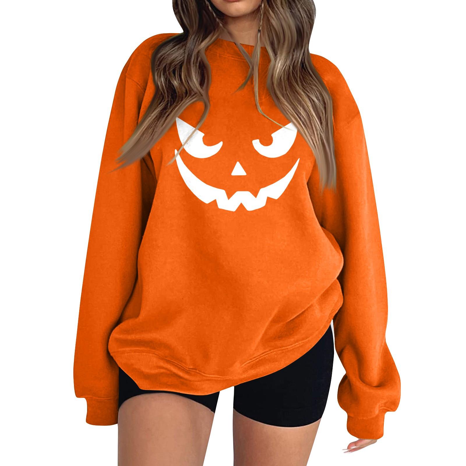 

Женская модная толстовка с длинным рукавом и круглым вырезом с принтом XL шафрановый