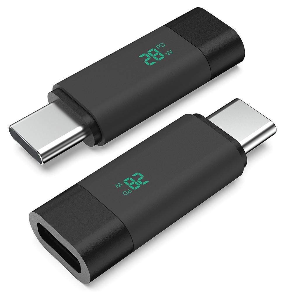 99W Power Digital Display Type C To Type C Adapter For USB To Type C Cable Type C To Type C Cable Fast Charging Cable Visible