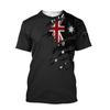 Hot Australia Style 3d Print Summer Men's Round Neck T-shirt Casual Short Sleeve Oversized Pullover Fashion Trend Men Clothing