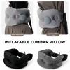 Cuscino Lombare Gonfiabile Portatile Autogonfiante Pressione Regolabile Fermezza Supporto Lombare Schiena Tessuto Traspirante