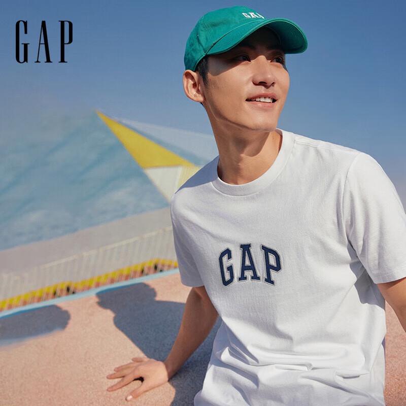 Gap Unisex Cotton Letter Logo Short Sleeve T-Shirt S
