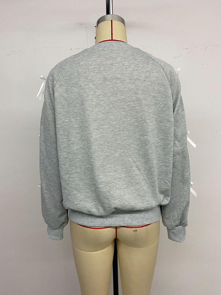 Casual 2025 Bow Lace Patchwork Long Sleeve Hoodie by Hundred Percent Clothing