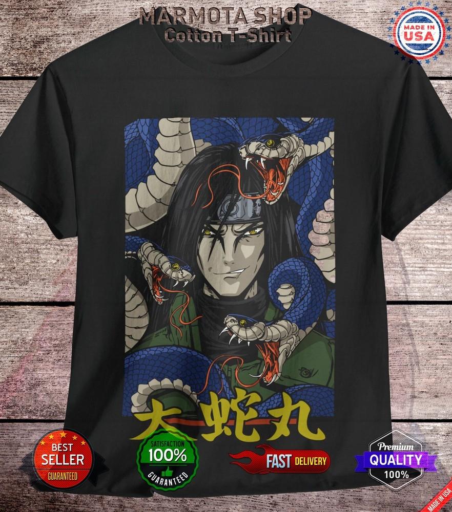 

Orochimaru Shirt Naruto Shippuden Sasuke Kakashi Anime Tee T-Shirt All Size S