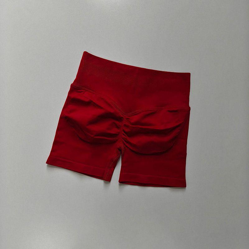 

and American High-Waisted Yoga Pants, Women s Summer High-Elastic Gym Shorts for Weightlifting, Peach Butt Lifting, Sports Three-Quarter Shorts Scarlett Red S