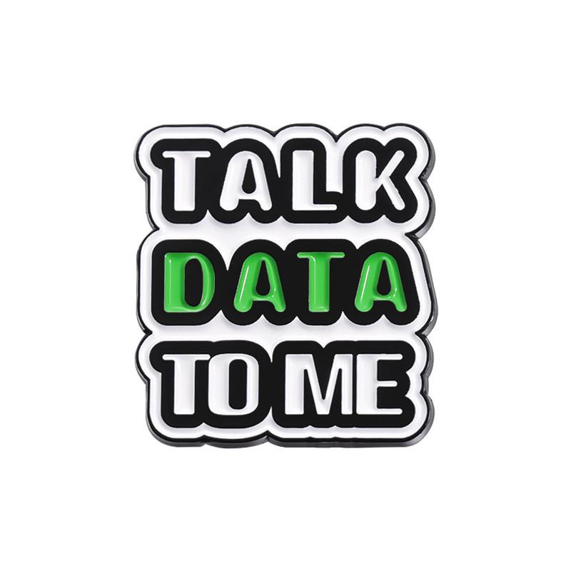 

Style Unique Cartoon Date Alloy Brooch In Elegant Black And White Design Fashion For QHXZ1758