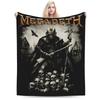 Killing Is My Business  Rock Band Blanket Flannel Megadeths Lightweight Throw Blanket for Car Sofa Couch Bedspread