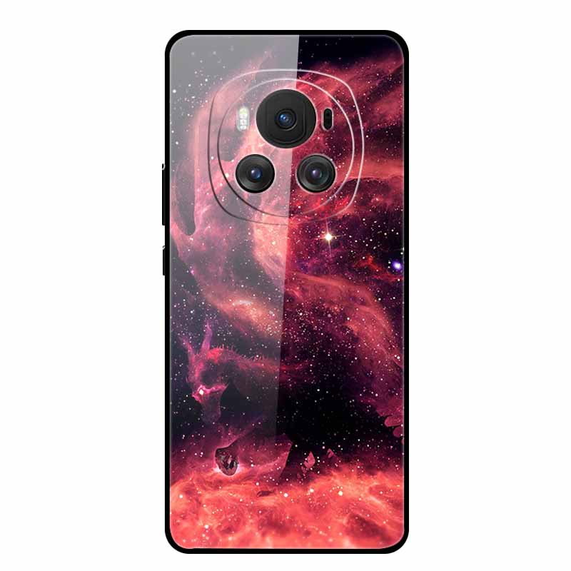 Tempered Glass Case For Honor Magic 6 Pro Case 6.8" Soft Edge Hard Glass Back Cover For Honor Magic6 Pro Phone Case Fundas Shell