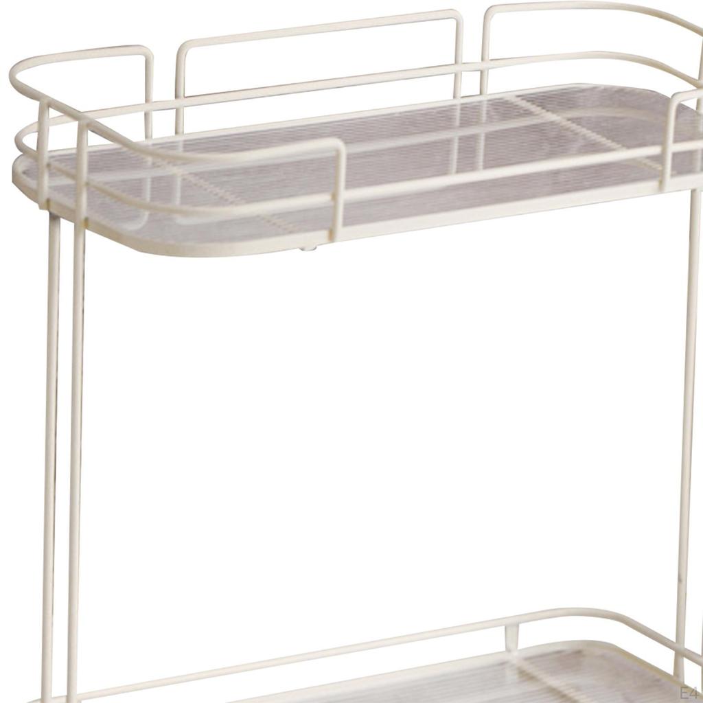 2 Tier Countertop Counter Tray Storage Plates Specialty Multipurpose Makeup Organizer