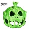 Halloween Table Centerpiece 3D Printed Skull Pumpkin Candle Holder, Hollow Design Ornament Figurine, Multifunctional Ambient Lampshade for Party