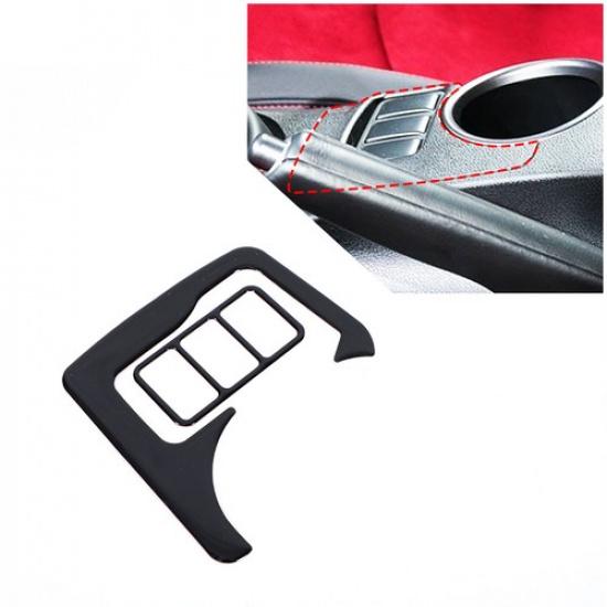 Glossy Black Car Inner Seat Heating Panel Cover Trim For Nissan 370Z Z34 2009-20