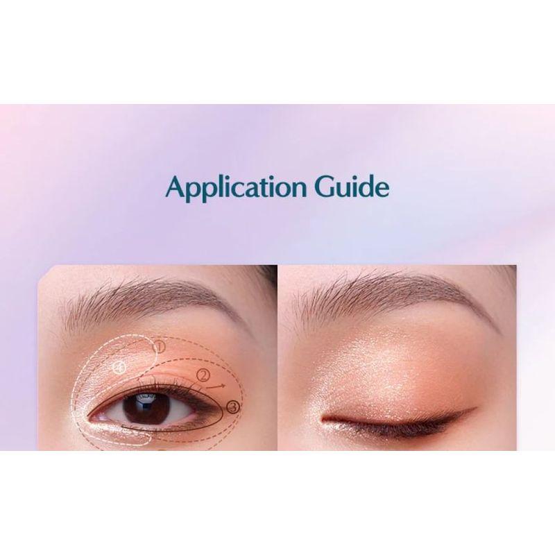 Florasis - Butterfly Glitter Lidschatten-Palette mit 4 Farben - 2 Typen