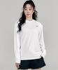 Tyubeuteuli Women'S Loose Fit Stitch Long Sleeve Rash Guard B803 White
