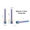 2 Sets Titanium Alloy Brake Pad Bolts 31mm Length Brake Caliper Screws  for Road Bicycle