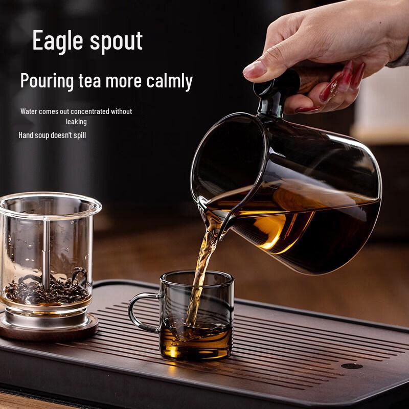Chixing Glass Teapot and Tea Cup Set